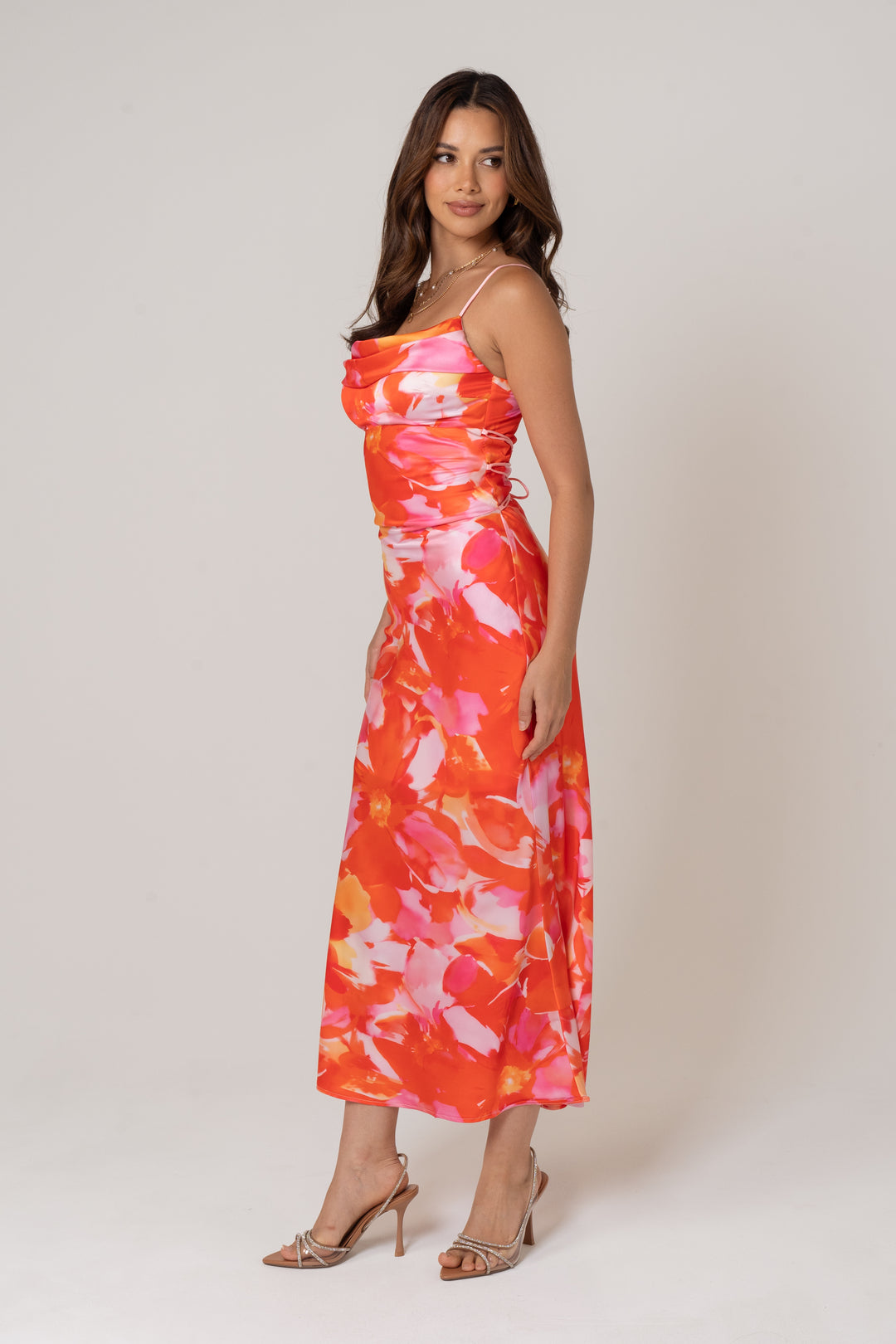 Marisol Print Midi Party Dress