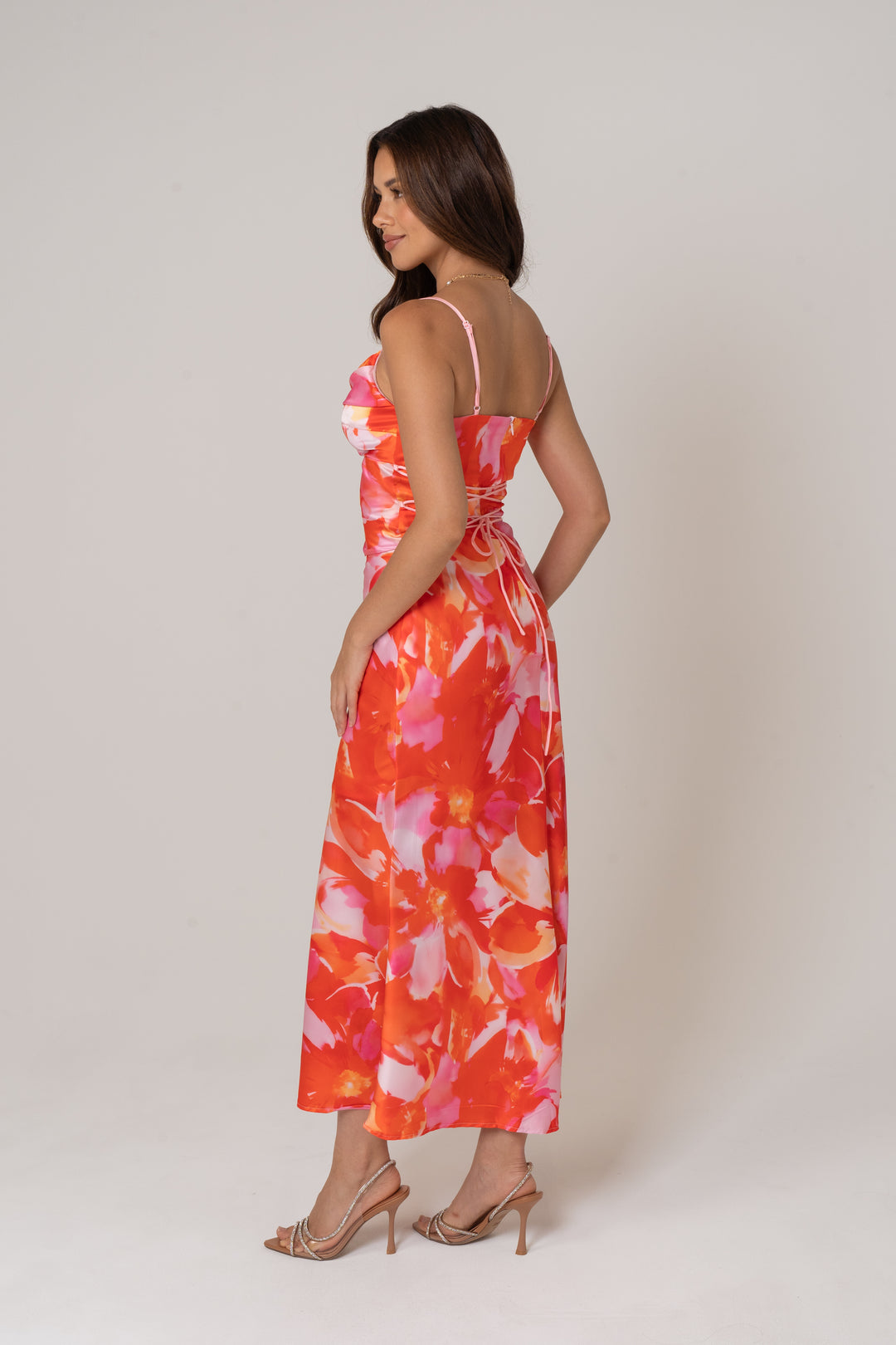 Marisol Print Midi Party Dress